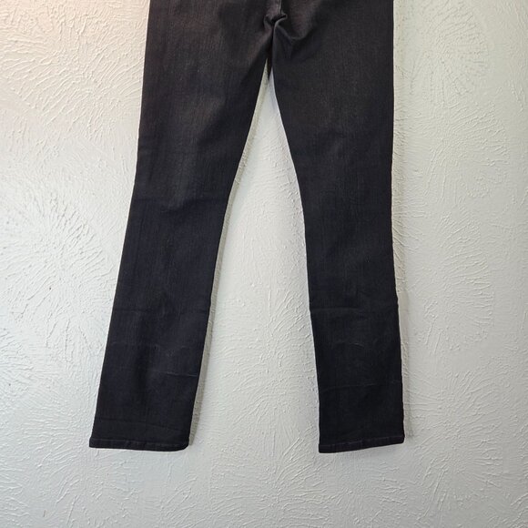 Mother Skinny Ankle Jeans Size 25 Black Denim High Rise Stretchy Casual Classic - Picture 12 of 14